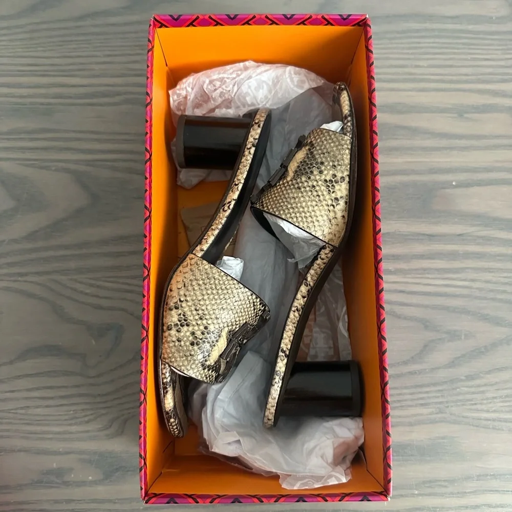 TORY BURCH INES MULE IN DESERT DUSK ROCCIA
